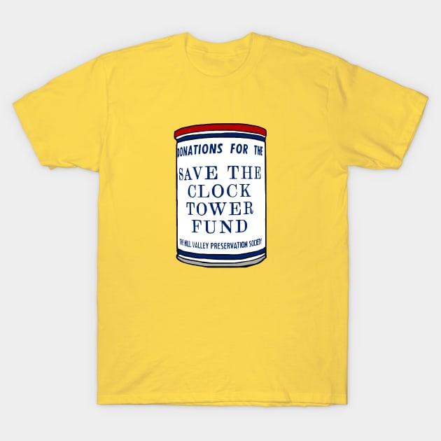 Save The Clock Tower Donation Can T-Shirt by Hoydens R Us